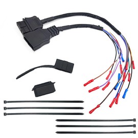 JUNRUO 9-Pin Truck and Plow Side Repair Harness Kit Compatible with Western Fisher Snow Plow Truck Side 49308 22336K 1315315 and Plow Side 49317 22335K 1315310