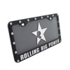 RBP RBP-4121ZR License Plate Frame Kit, Black