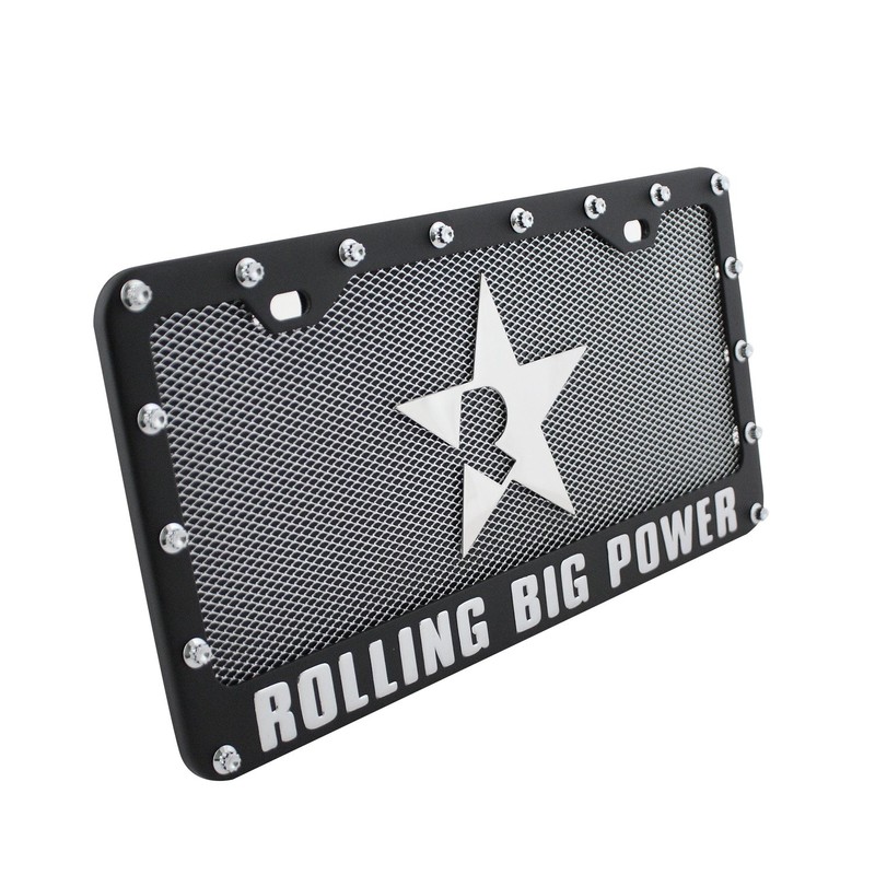 RBP RBP-4121ZR License Plate Frame Kit, Black
