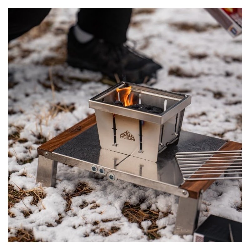 Mt.SUMI PerfectGrill Micro (Recta) / BBQ Barbecue Folding Compact Instant