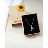 Mesovor 925 Sterling Silver Chains for Women, Delicate Initial Necklace