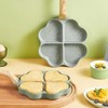 Egg Frying Pan Nonstick Heart Shaped 4 Cup Uniform Heating