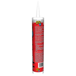 Flex Glue, Super Strong, Rubberized Waterproof Adhesive, Works Underwater, Use on Pools, Showers, Outdoors, Concrete, Brick, Pavers, UV Resistant, 10 oz Cartridge, White, 1-Pack