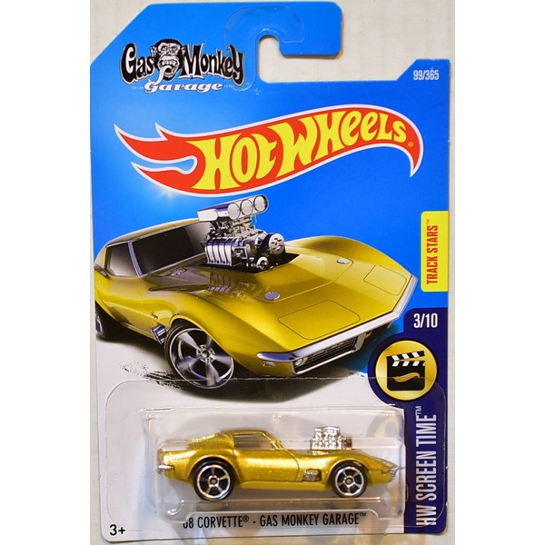 Hot Wheels 2017 Hw Screen Time '68 Corvette Gas Monkey