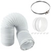 SPARES2GO Vent Hose & Extension Ring Kit for CREDA Vented
