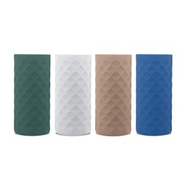 Silicone Sleeves for Glass Water Bottles - 4-Pack of Protective Holders 16-18 oz Capacity - Anti-Slip Protection for Beverage Containers, Smoothies, Juices - Insulating Carriers (Mountain Woodlands)