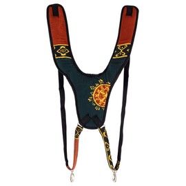 XDrum Djembe Eco Shoulder Strap for Hanging Djembes with 2 Metal Carabiners Adjustable Length from 60 to 76 cm Multi-Coloured