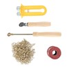 Wire Embedder Beehive Frame Tensioner Kit, Includes Copper Eyelets, Iron