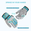 Vgo... 2 Pairs Kids Gardening Gloves Ages 3-9 | Breathable