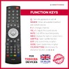 Replacement TV Remote Control For Toshiba 32WLT66 32WLT66S 32WLT68