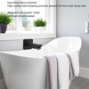 Hapivida Wall Mounted Bath Inlet G1/2 Black Fitting Comfort Bath