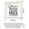 JoycuFF Trinket Dishes for Jewelry Mom Mother Birthday Christmas Gift