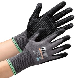 [ハンボ] 耐切創性手袋 ベストグリップ ブレスカットDOT ECO NJO5359QT 手のひらコーティング ドット付 M 1双入