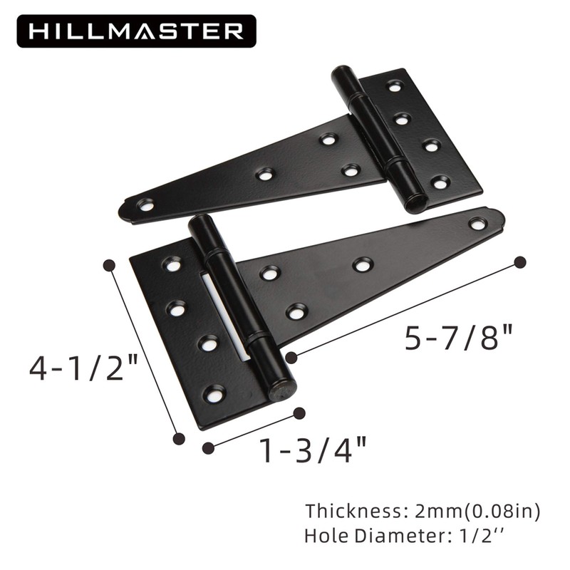 HILLMASTER Heavy Duty Gate Latch Door Handle Hardware Kit for