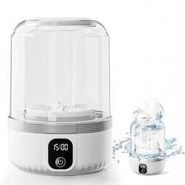 Underwear Washer, Upgrade Mini Portable Washing Machine Rechargeable Underwear Washing Machine Deep Cleans Small Clothes for Apartment, Dorm, RV, Travel & Hotel Use