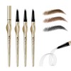 Derpilo [New Sensation Eyebrow] Waterproof Eyebrow Pencil 3-Color Set Ultra-Fine