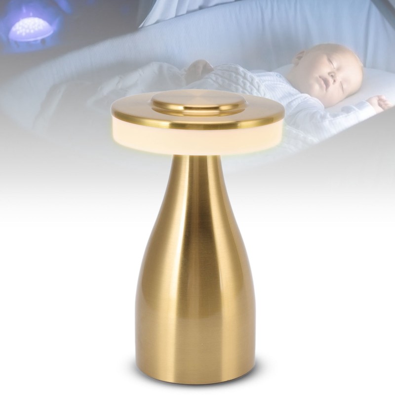 LED Table Lamp Touch Control 3 Mode Dimmable USB Rechargeable
