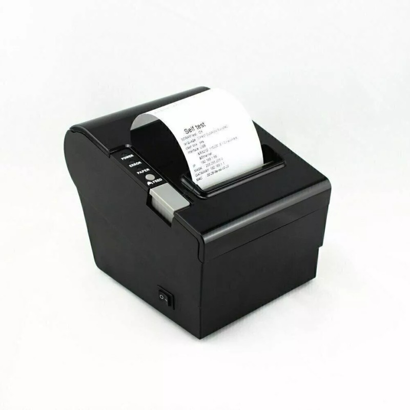 EOM-POS Thermal Receipt Printer - USB, Ethernet/LAN, & Serial Ports