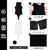 WinsGreat Women's Sleeveless Bodysuit, Mock Neck, High Legs, Leotard Inner,