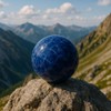 Natural Polished Sodalite Ball, Polished Crystal with Energy Properties, Polished