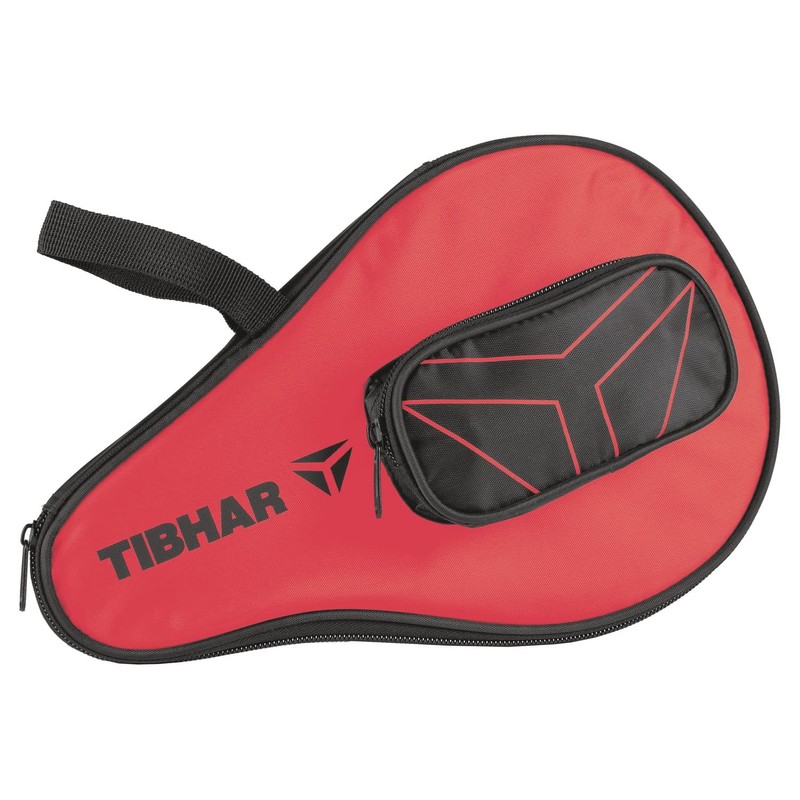Tibhar Table Tennis Bat Case T Logo with Ball Compartment