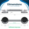Heavy Duty Grab Bar with Large Suction Cups for Shower