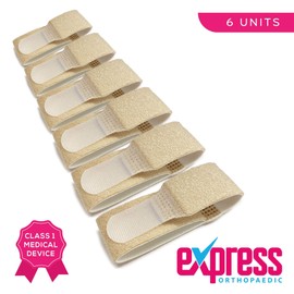 Express Orthopaedic® - Medically Approved Finger Loop Support/Buddy Loop Straps - 6 Units - Wide