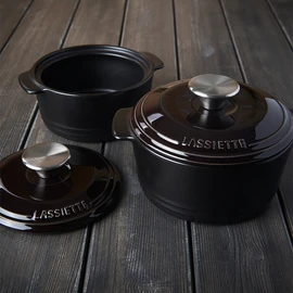 Laciete Gempot 3 types of crack-free heat-resistant earthen pots, Gempot black 18cm / 라씨에뜨 젬팟 무균열 내열 뚝배기 3종, 젬팟블랙 18cm