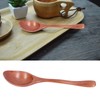 Wooden Spoon, Portable Rice Soup Dessert Spoon Kitchen Utensil for