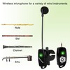 SAYTINAI Wireless Flute Microphone for Instrument System: 2.4G Cordless Professional