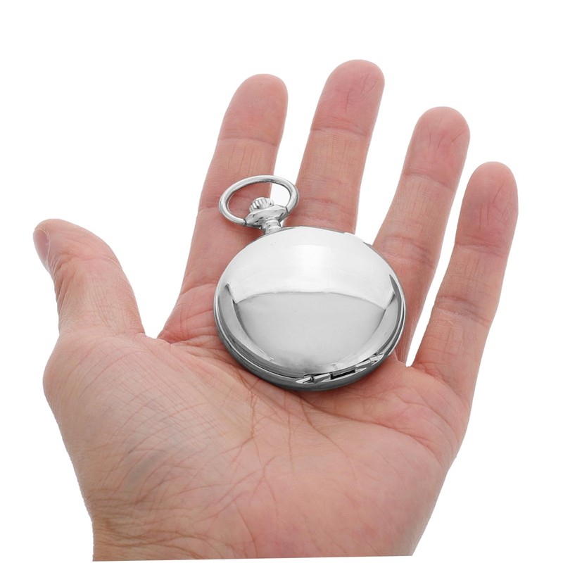 SUPVOX Mechanical Pocket Watch Compass Vintage Style Men's Hiking Gear
