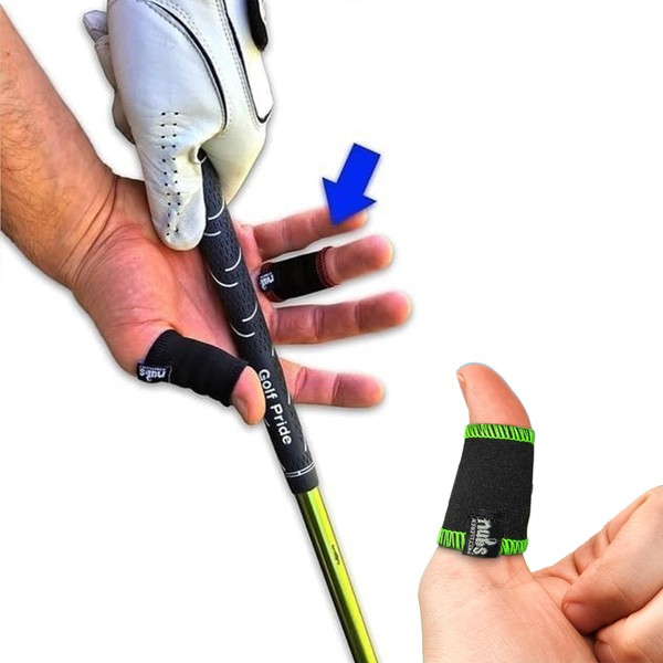 JerkFit NUBS Finger Caddies, Pair (Neon Green, Small) - Durable