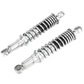 Mini Bike Shocks,Z50 Rear Shocks,z50r 10.5 shock absorbers z50 rear shocks Shock absorber and bracket 1 Pair Rear Shock Absorber Suspension Replacement Motorcycle Accessory Fit for Z50