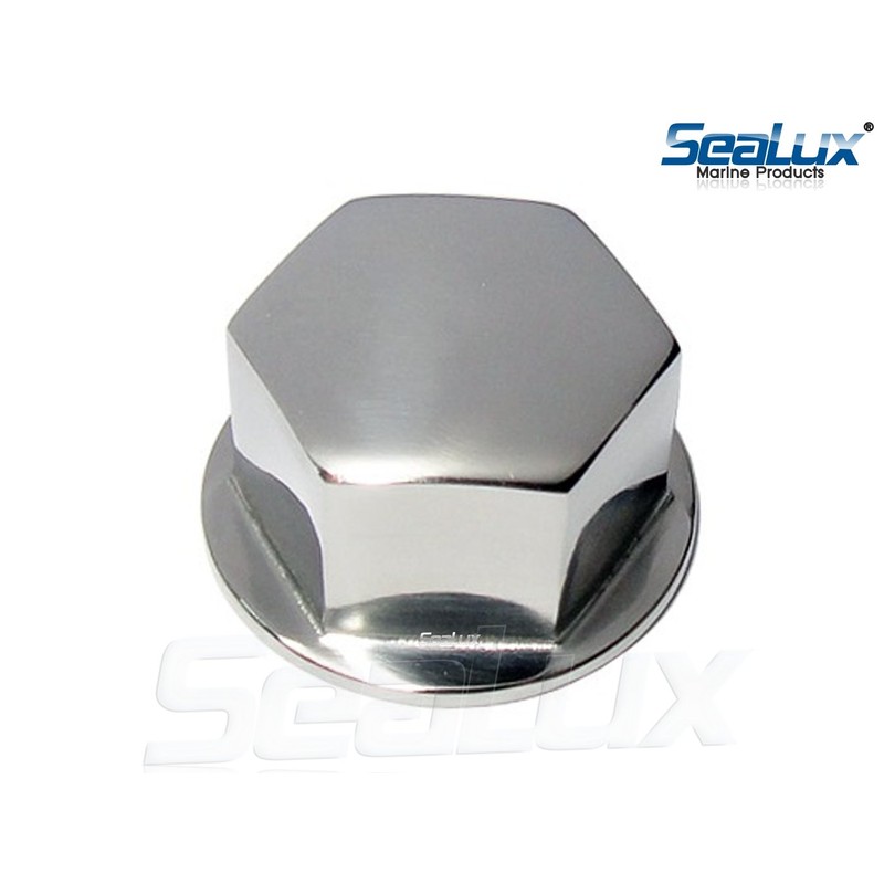 SeaLux Marine 316 Stainless Steel 5/8"-18 Steering Wheel Center/Hub Nut
