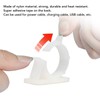 100Pcs Cable Management Clip Adjustable Adhesive PA66 Nylon Cord Organizer