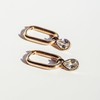 Echtzeit Hoop Earrings EJ-0025-E-22 IP Gold, 14 carat gold-plated stainless
