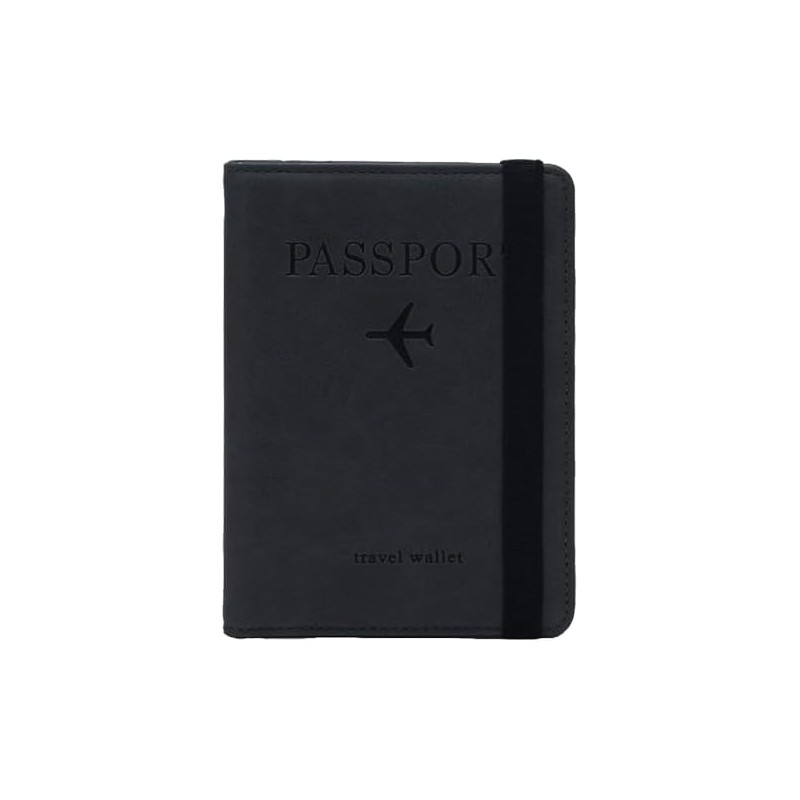 Lumbor37 Caja de Pasaporte RFID Billetera Caja de Tarjeta de
