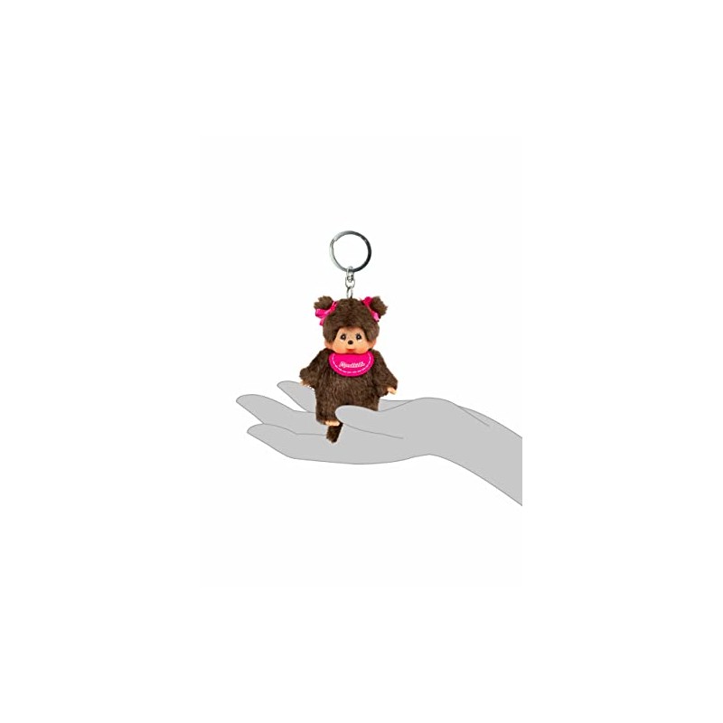 Monchhichi Classic Plush Keychain - Super Soft Collectible