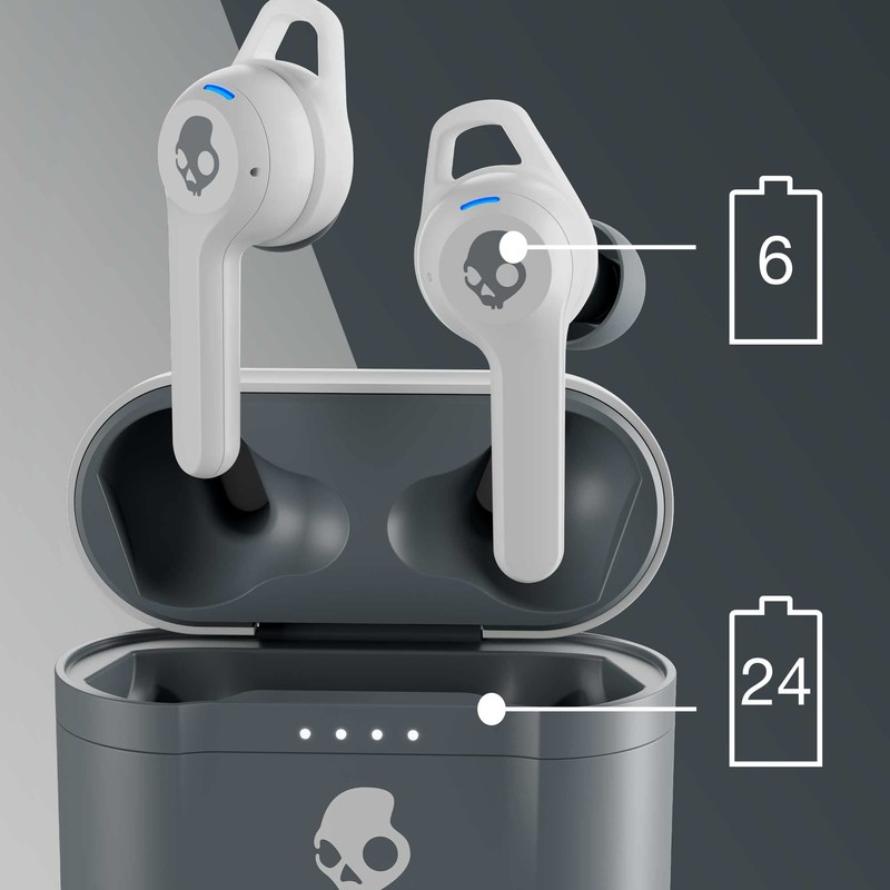 Skullcandy Indy Evo True Wireless in-Ear Earbud - Light Grey