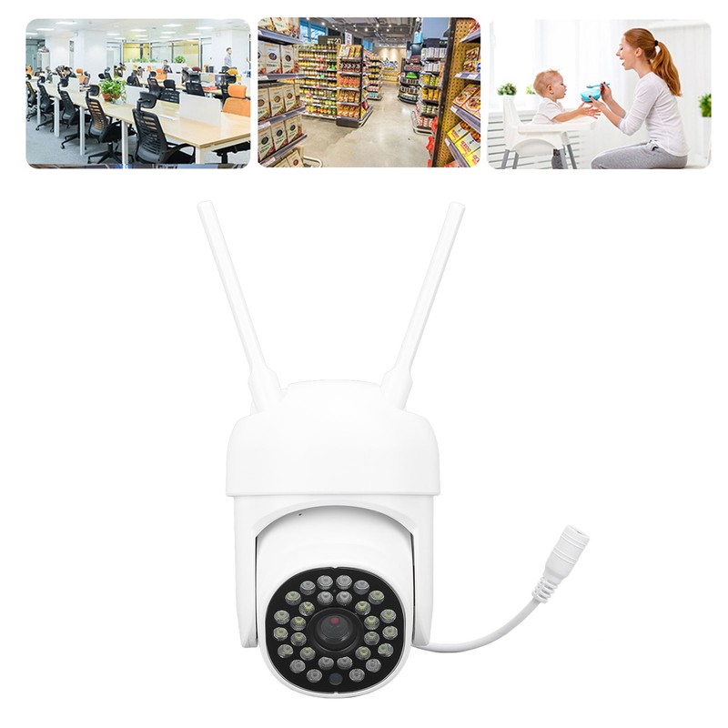 Wireless Outdoor Security Camera Smart 1080P Home Surveillance Pan Tilt