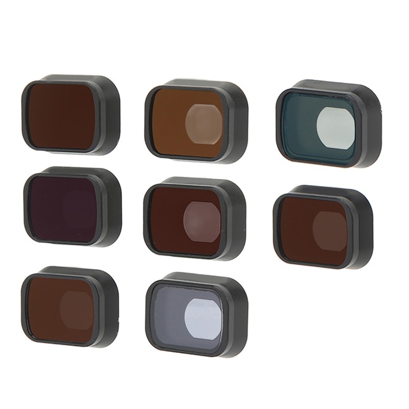 8Pcs Drone Camera Lens Filter Aluminum Alloy CPL ND8 ND16