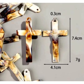 Fashion Jewelry CHRISTIAN CATHOLIC PROTECT CROSS CRUCIFIX Pendant on 925 Plated Silver 26" Chain