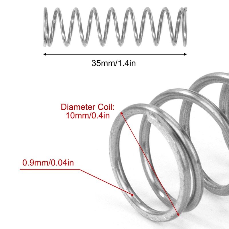 GUNGY Compression Spring Stainless Steel Spring Compression Springs 35 mm
