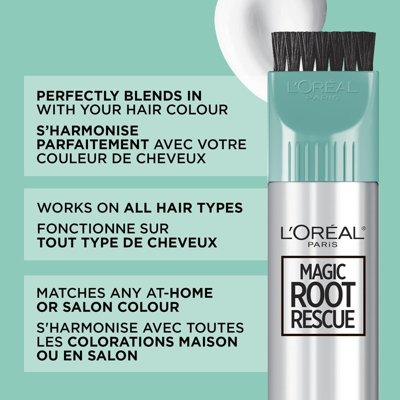 Root Rescue 10 Minute Root Hair Coloring Kit, Permanent Hair