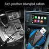 Adaptador Inalámbrico CarPlay con 5.8GHz WiFi, Adaptador Inalámbrico Android Auto,