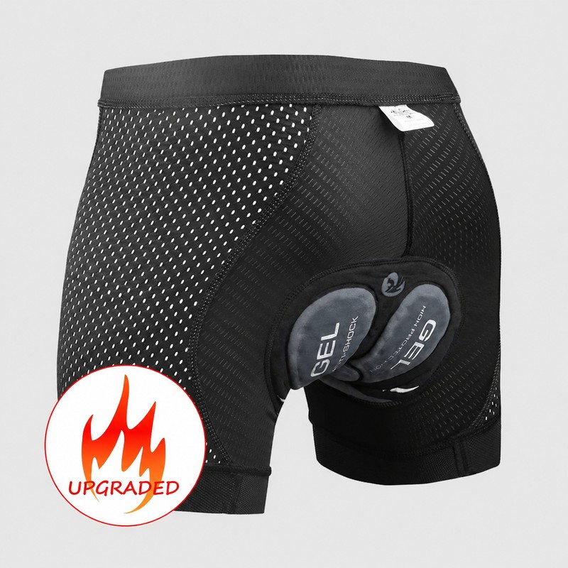 Men’s Padded Cycling Underwear for Bike Rides – Breathable 5D