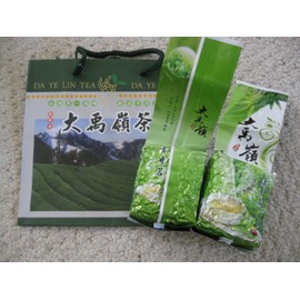 2 bag of 5.5 Oz (155 g) vacuum sealed bag of Taiwan Da-Yu-Ling (Da-Yu Mountain) Spring New Leaf Green Tea - Taiwan High Mountain Grown Tea Premium Quality Oolong Tea.