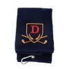 Always Looking Good Golf Towel with Monogrammed Embroidery Initial Letter
