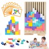 Wooden Puzzle Tetris Educational Toy from 3 4 5 6