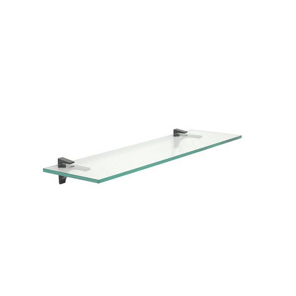 Spancraft Cardinal Floating Glass Shelf (8 in. W x 48